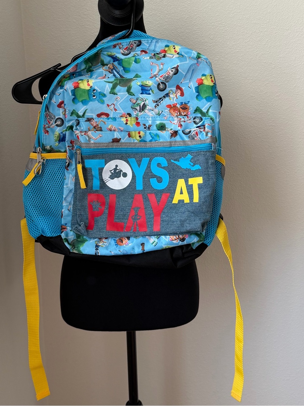 Kids Blue 'Toys Play At' Printed Backpack Toy Story